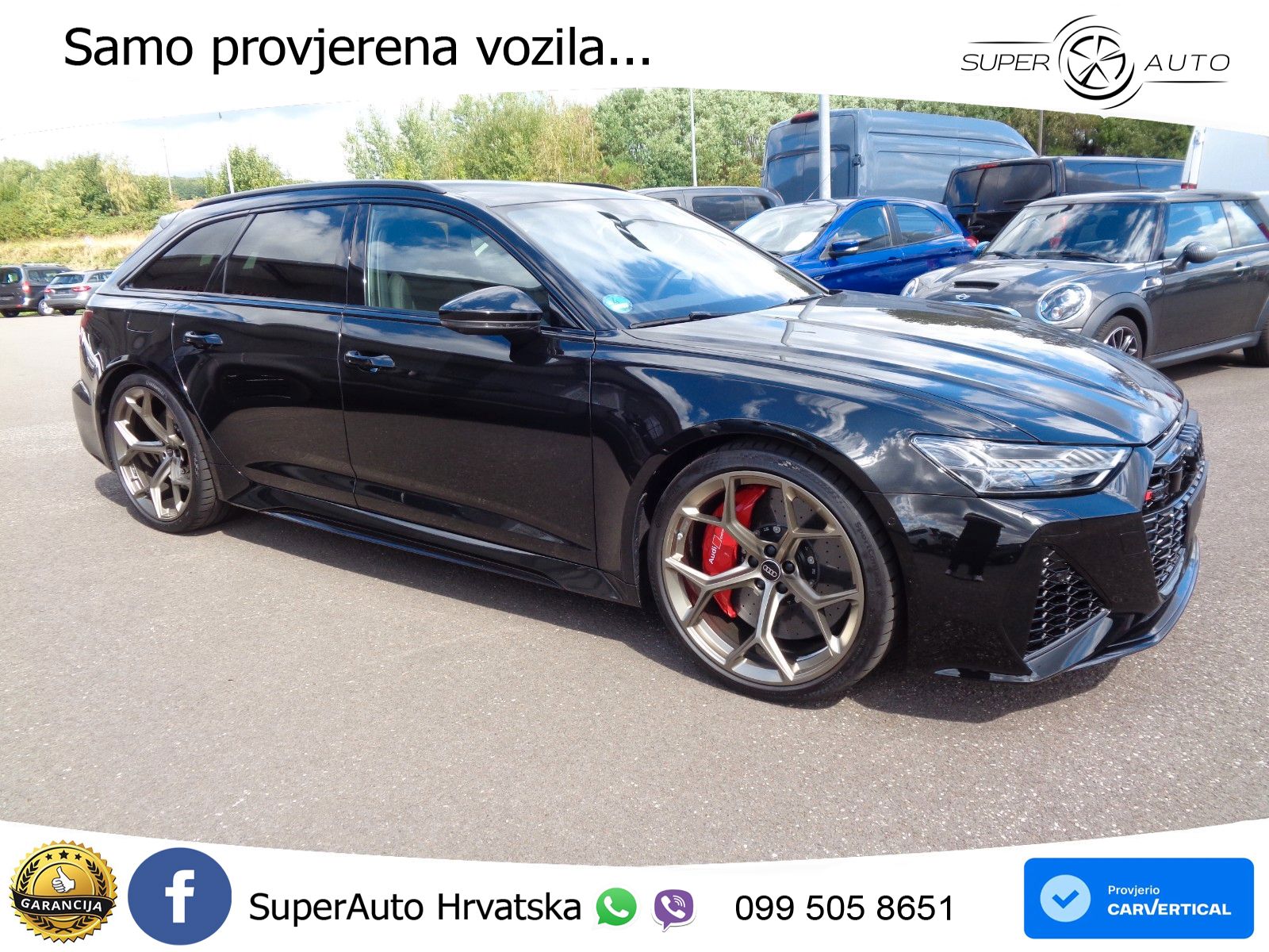 Audi RS6 Avant 4.0 TFSI V8 performance (630 KS)  quattro tiptronic LED+GR SJED+ACC
