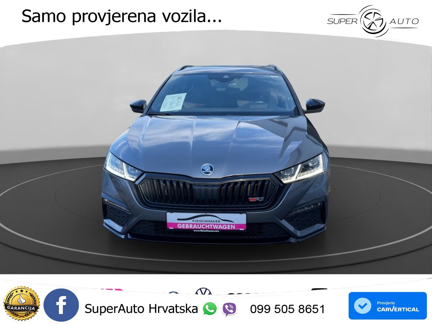 Škoda Octavia Combi RS 2.0 TDI (200 KS) DSG LED+GR SJED+ACC