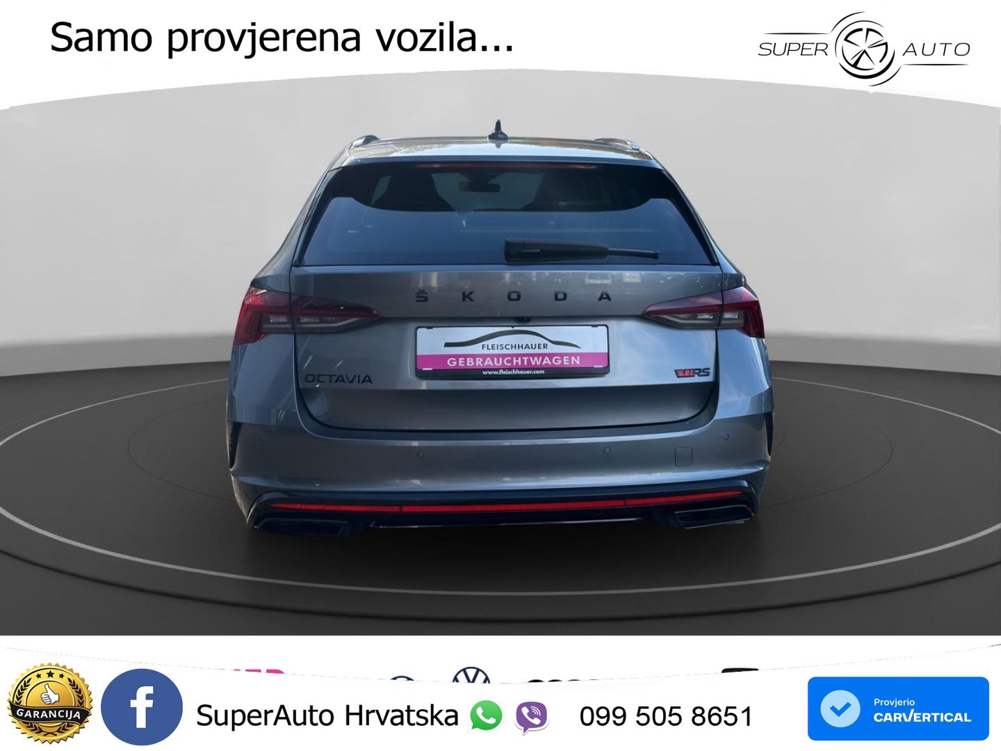 Škoda Octavia Combi RS 2.0 TDI (200 KS) DSG LED+GR SJED+ACC
