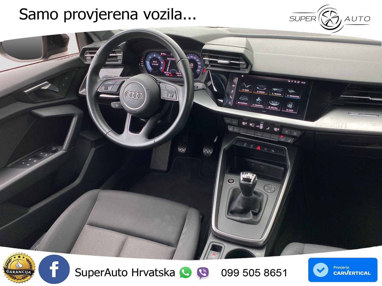 Audi A3 30 TDI (116 KS) advanced LED+GR SJED+ACC