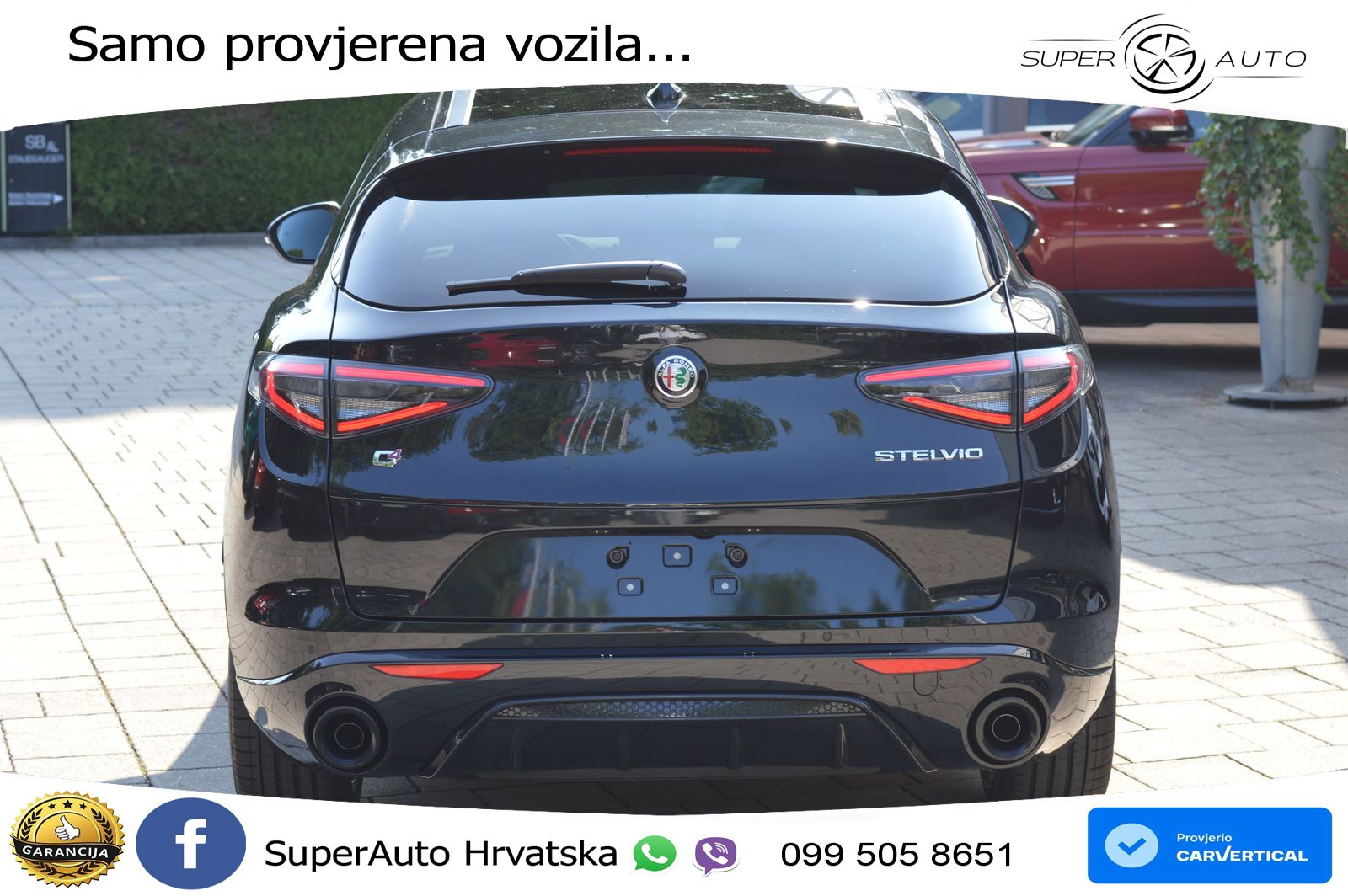 Alfa Romeo Stelvio 2.0 Turbo (280 KS) Q4 Automatic LED+GR SJED+ACC