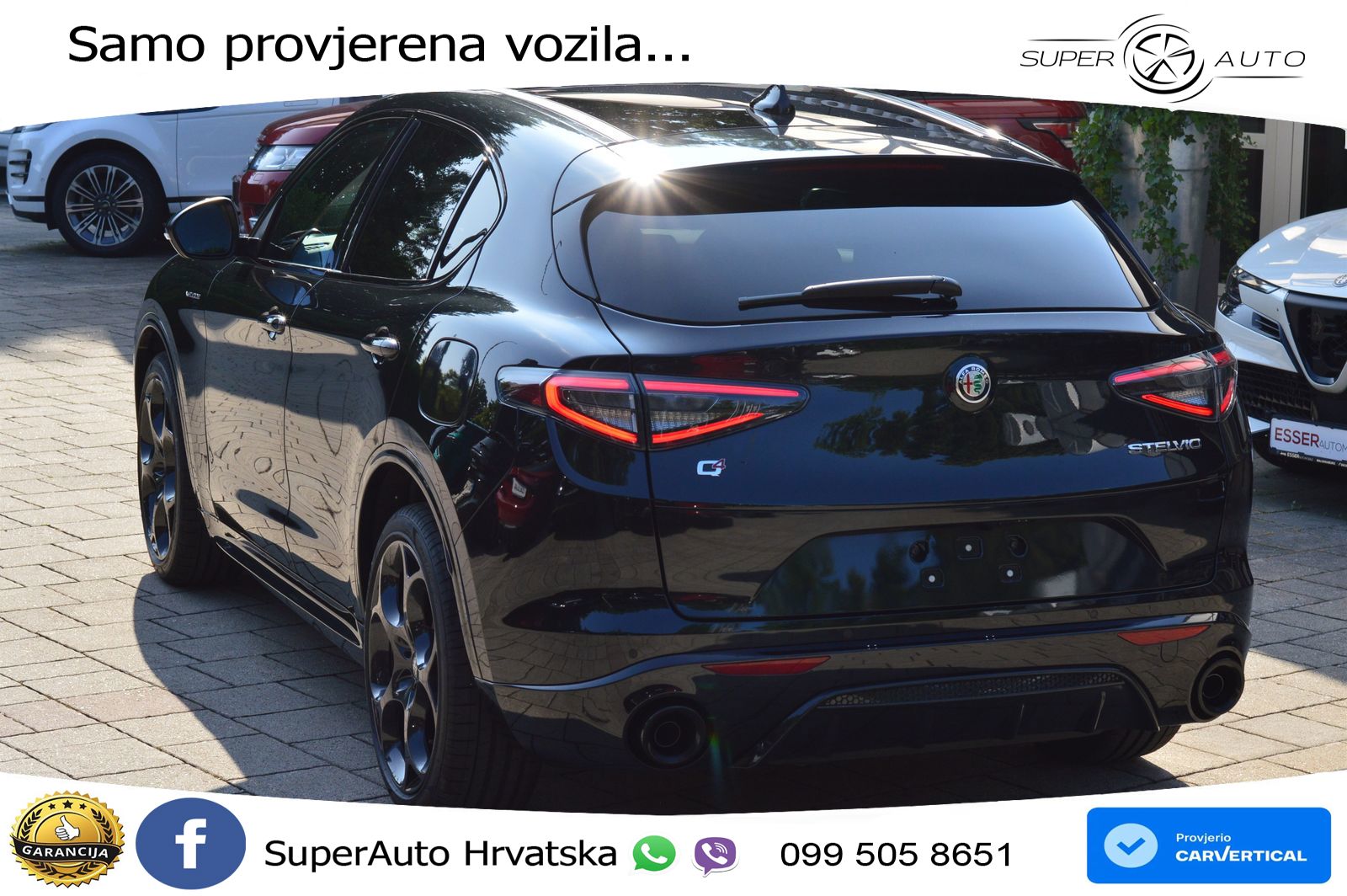 Alfa Romeo Stelvio 2.0 Turbo (280 KS) Q4 Automatic LED+GR SJED+ACC