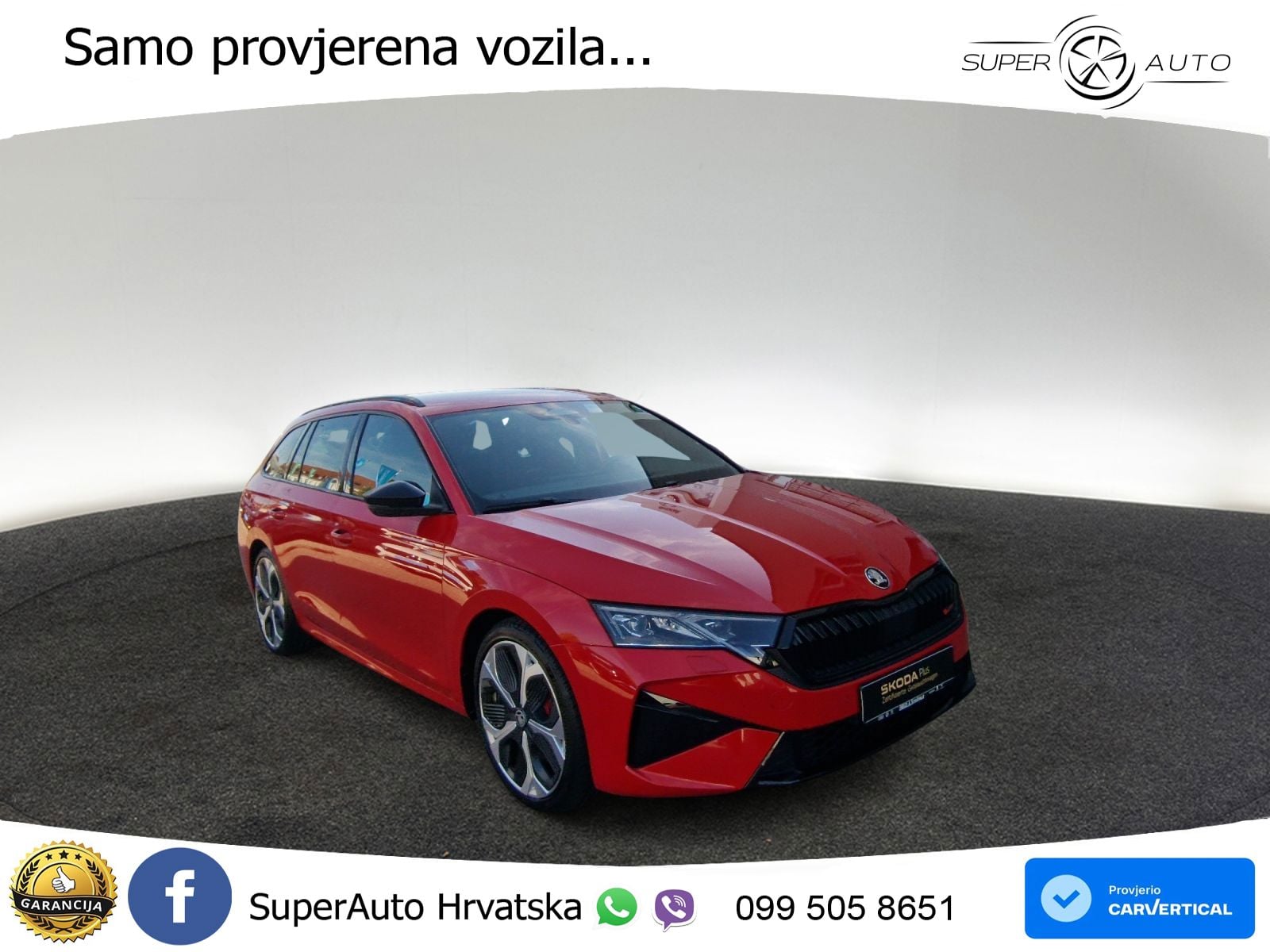 Škoda Octavia Combi RS 2.0 TSI (265 KS) DSG LED+GR SJED+ACC