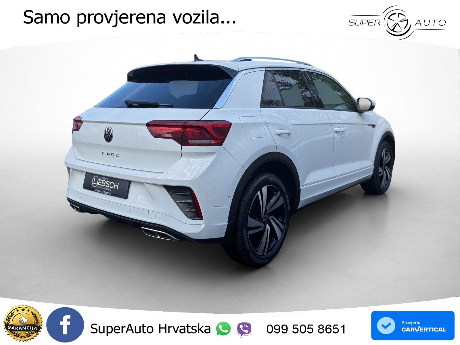 Volkswagen T-Roc 1.5 TSI (150 KS) DSG R-Line LED+GR SJED+ACC