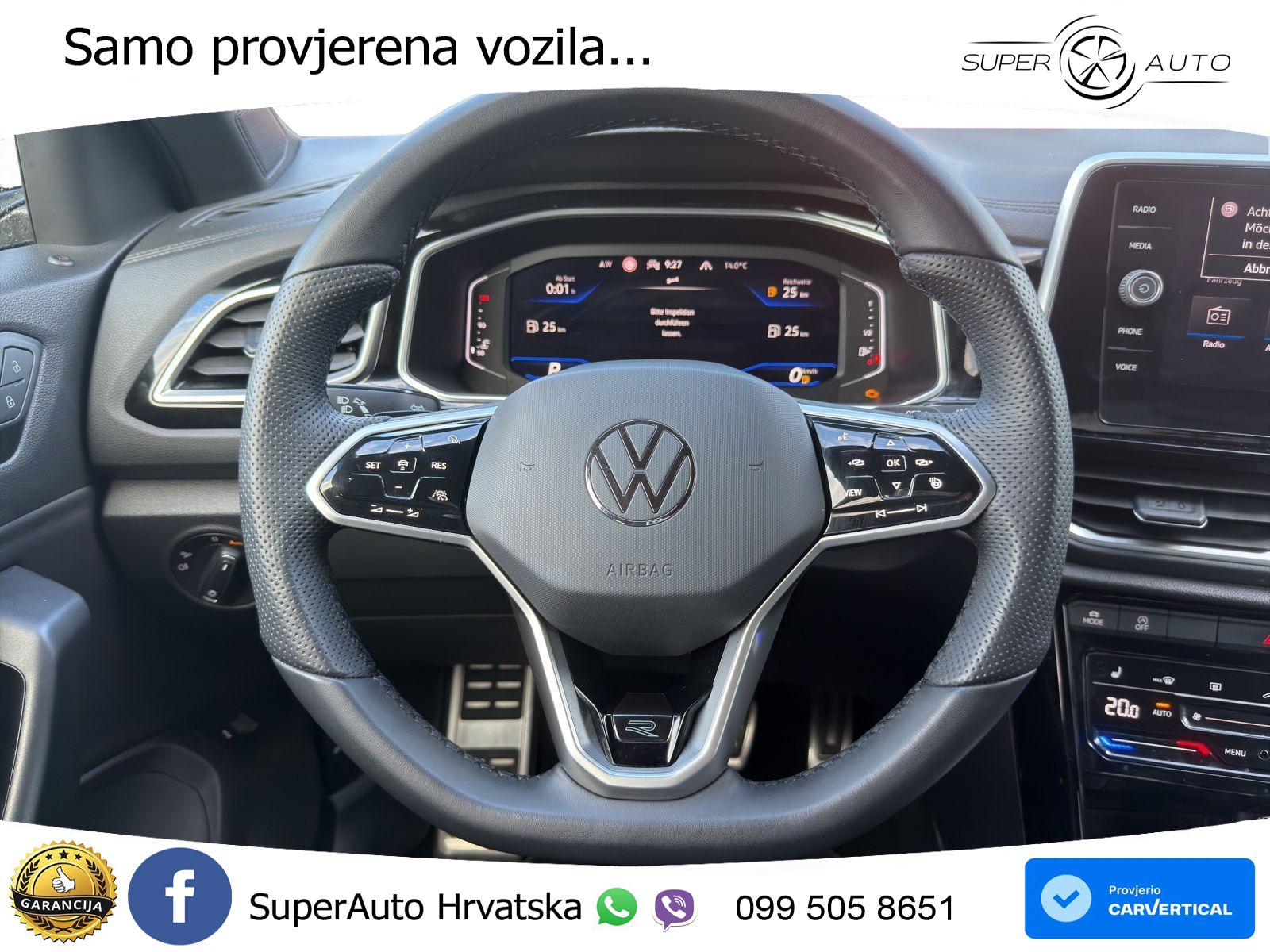 Volkswagen T-Roc 1.5 TSI (150 KS) DSG R-Line LED+GR SJED+ACC