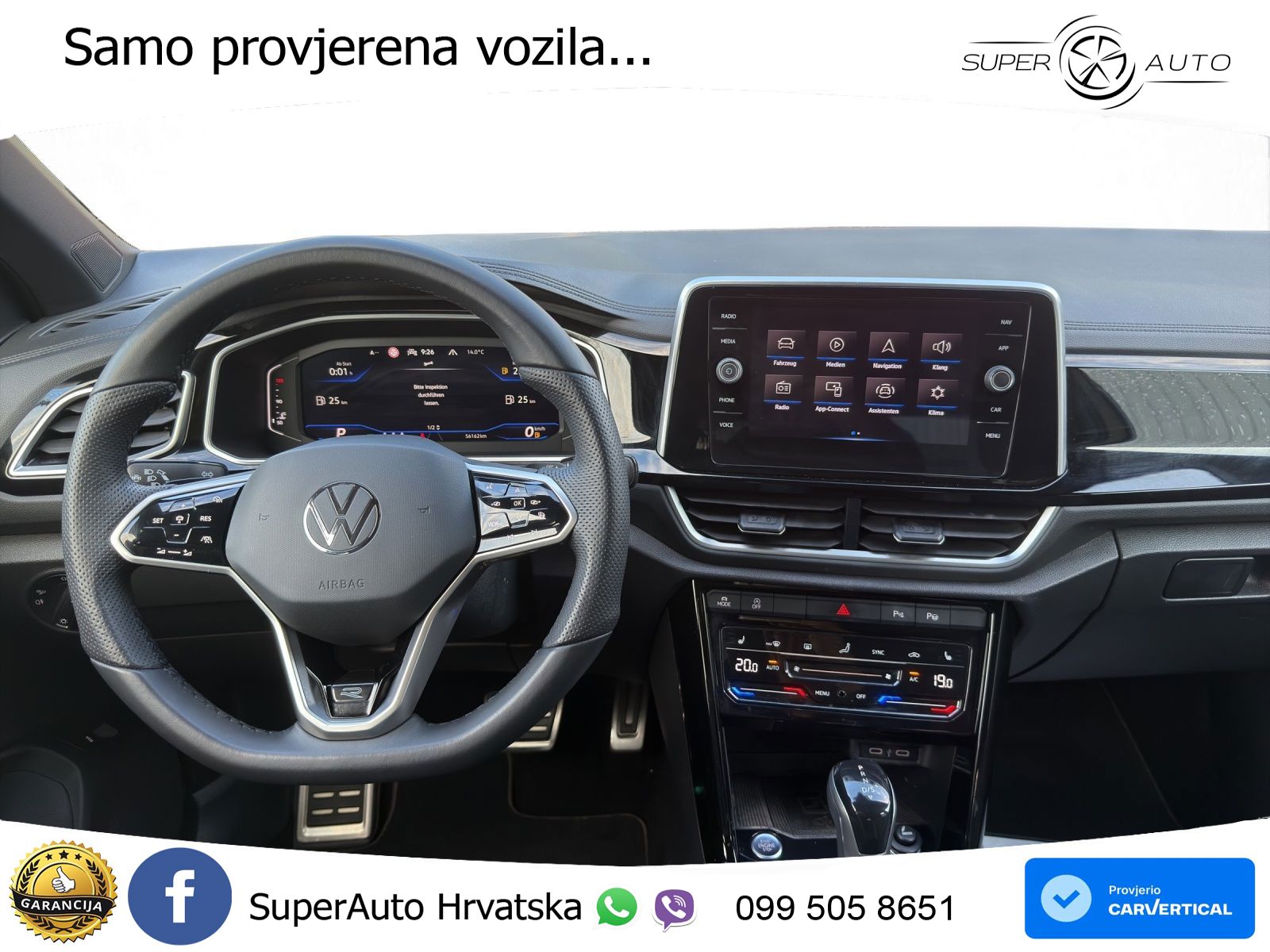 Volkswagen T-Roc 1.5 TSI (150 KS) DSG R-Line LED+GR SJED+ACC