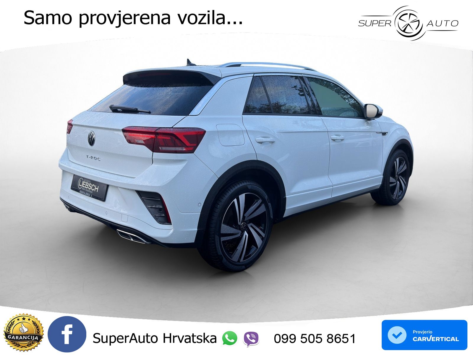 Volkswagen T-Roc 1.5 TSI (150 KS) DSG R-Line LED+GR SJED+ACC
