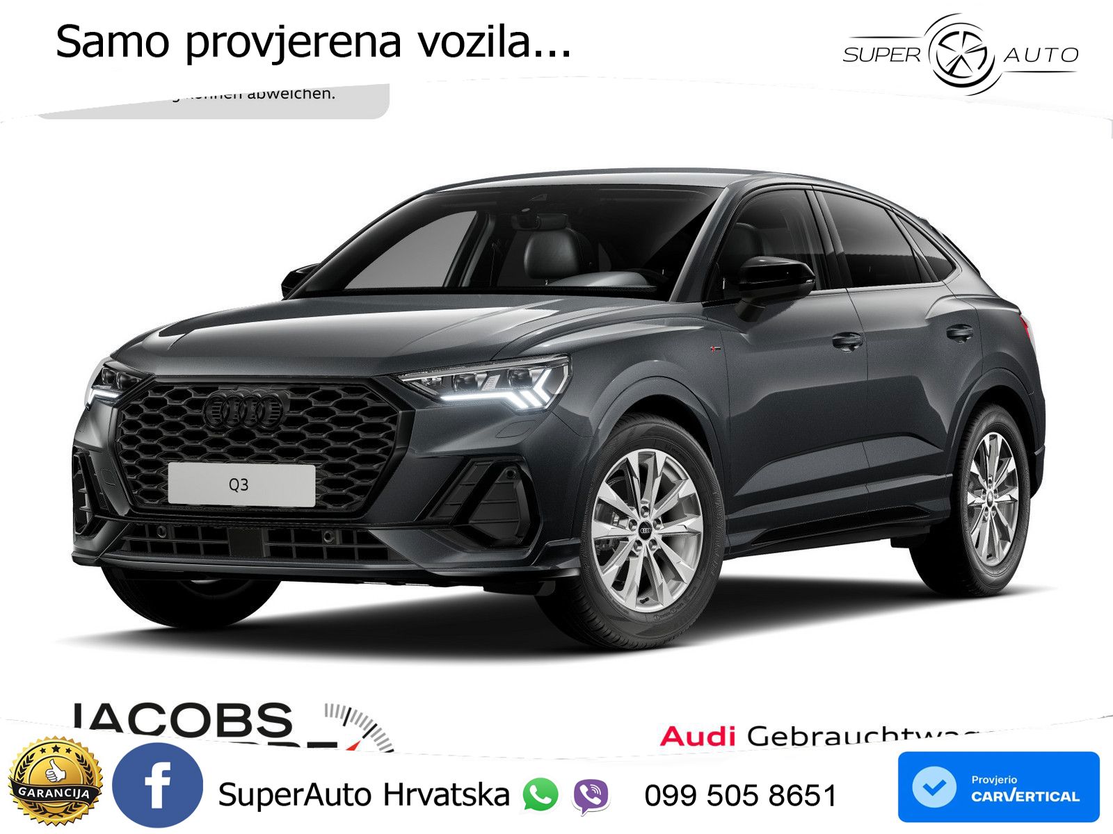 Audi Q3 Sportback 35 TDI (150 KS) S tronic MATRIX+GR SJED+KAM