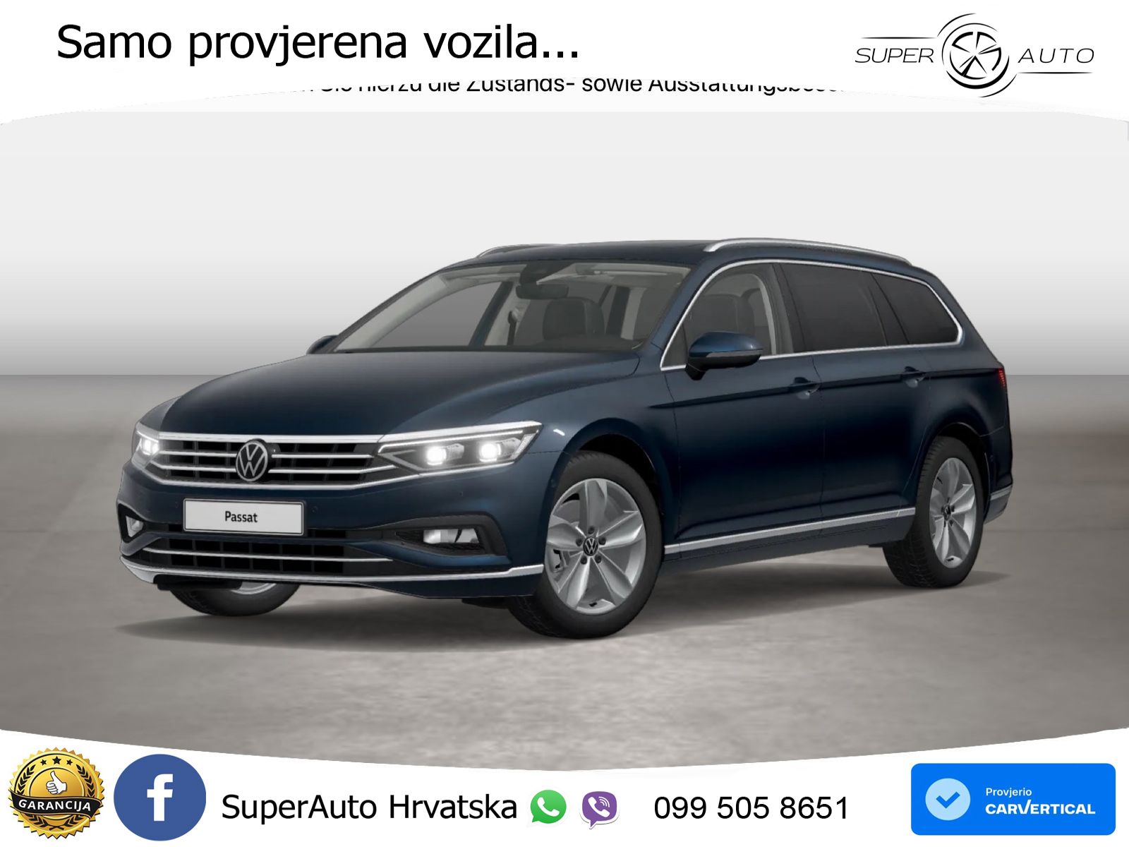 Volkswagen Passat Variant 2.0 TDI (150 KS) DSG R-Line LED+GR SJED+ACC