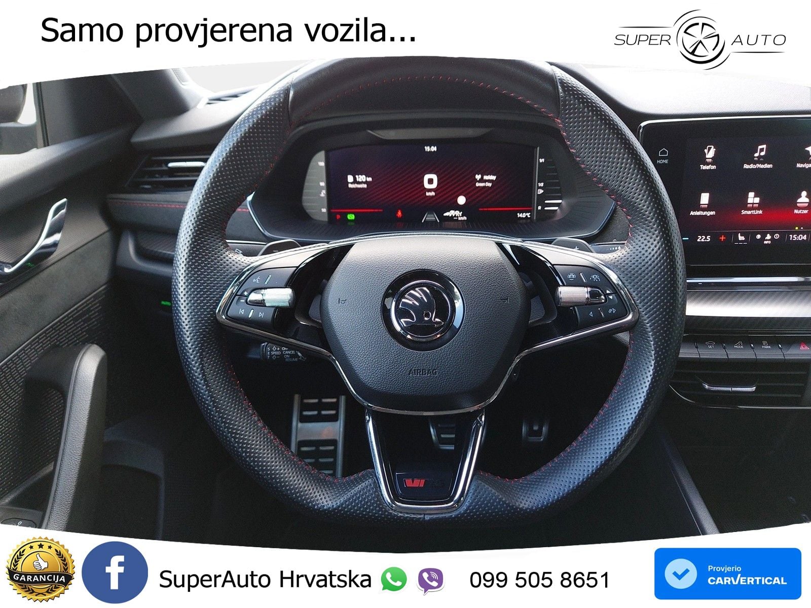 Škoda Octavia Combi RS 2.0 TDI (200 KS) DSG LED+GR SJED+ACC