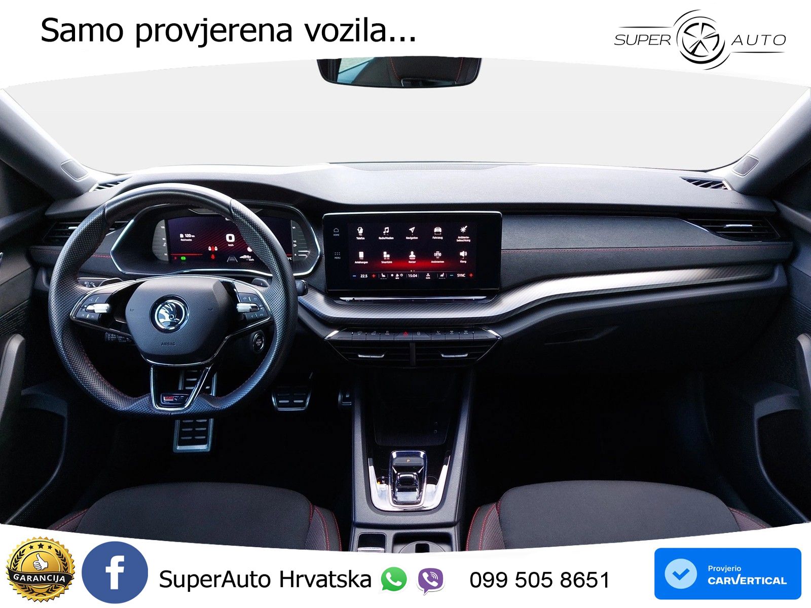 Škoda Octavia Combi RS 2.0 TDI (200 KS) DSG LED+GR SJED+ACC