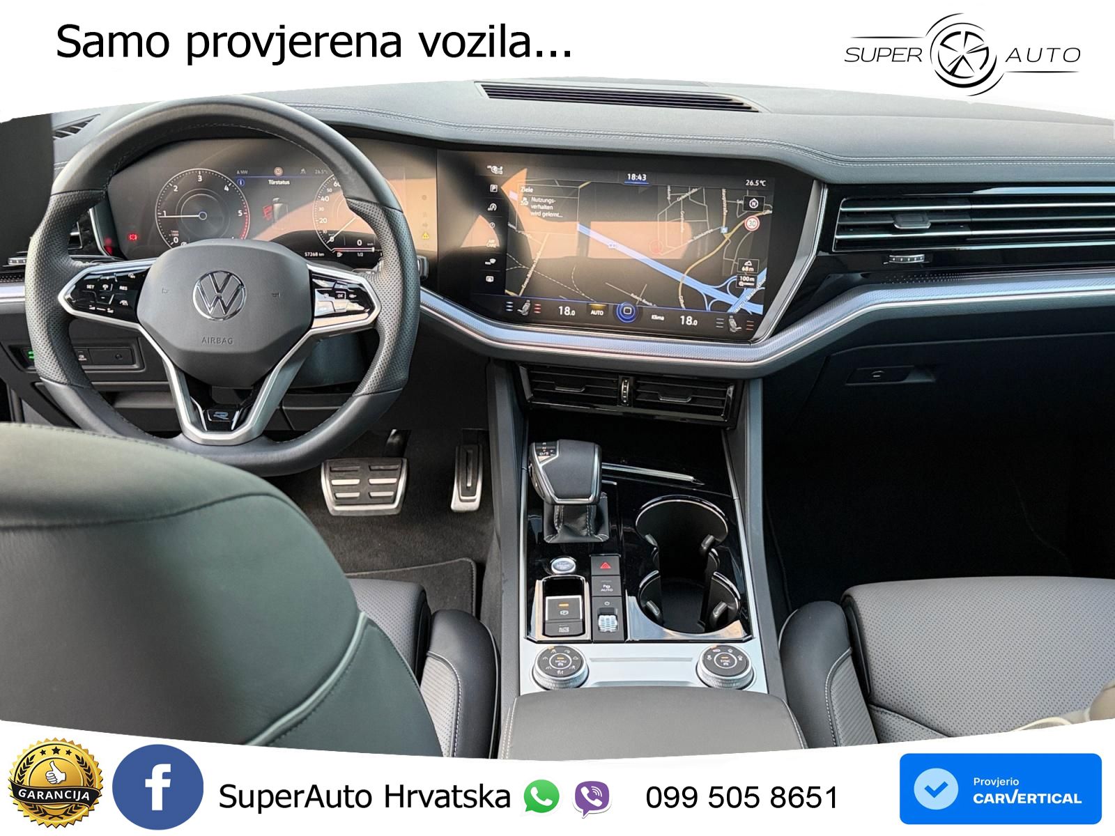 Volkswagen Touareg 3.0 V6 TDI (286 KS) 4MOTION Tiptronic R-Line ACC+HEAD+4xGR SJED+360+PANO