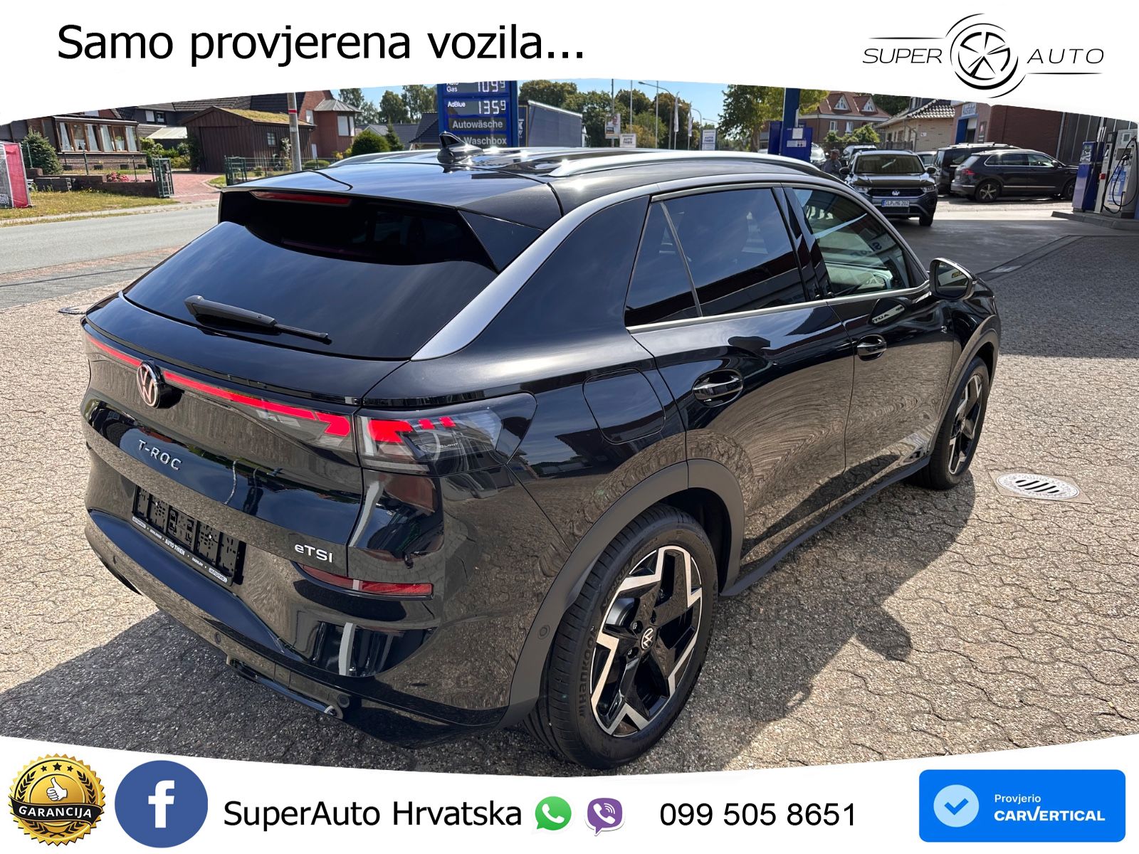 Volkswagen T-Roc 1.5 eTSI (150 KS)  DSG R-Line LED+GR SJED+ACC
