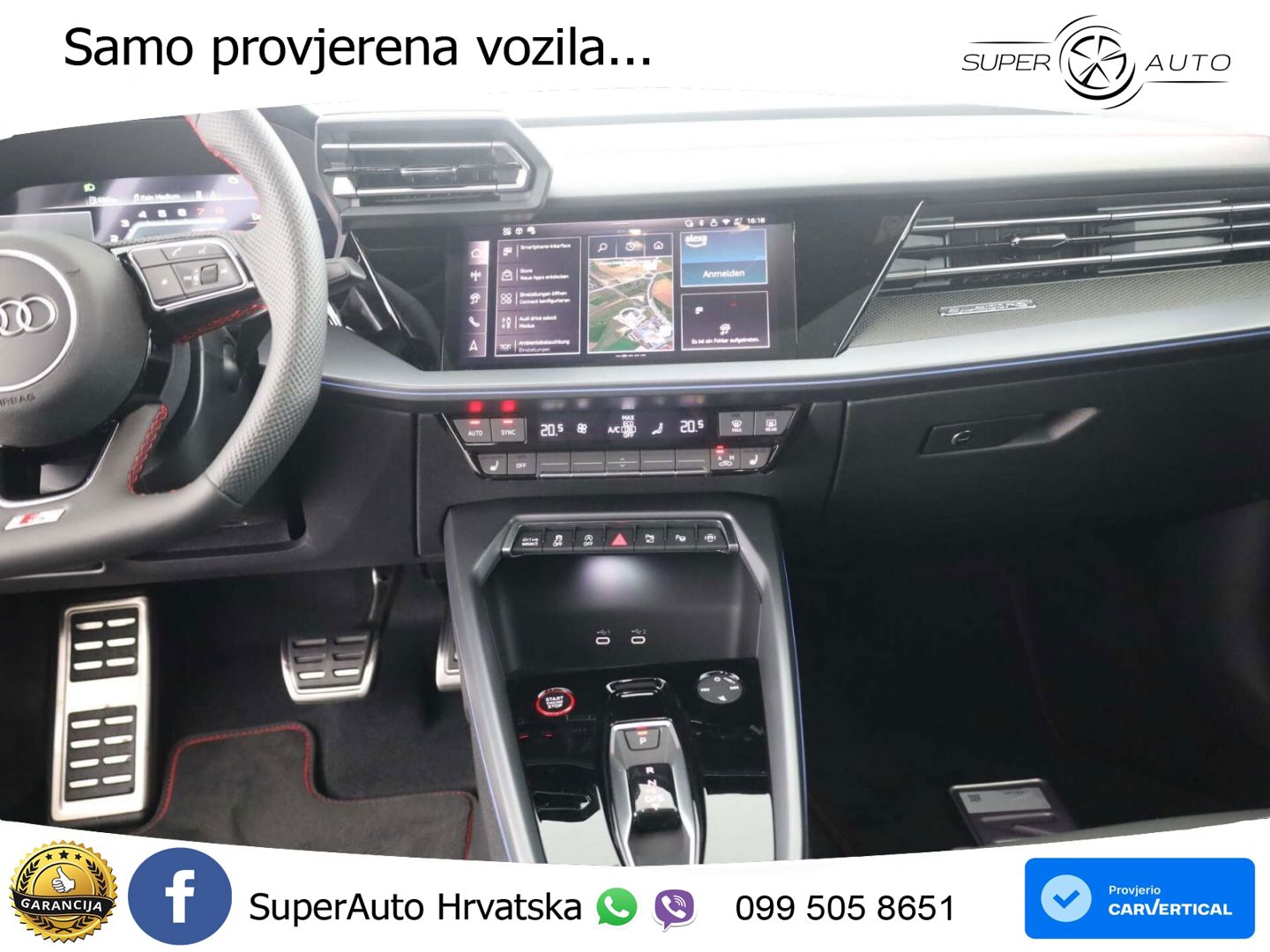 Audi S3 2.0 TFSI (333 KS) quattro S tronic MATRIX+GR SJED+KAM