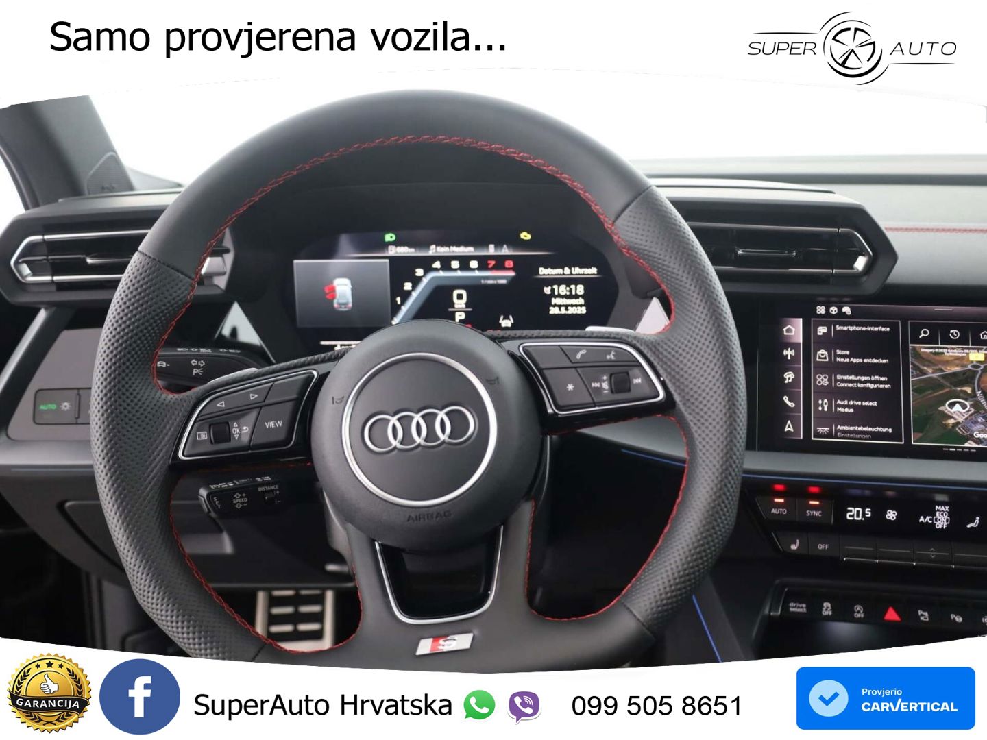 Audi S3 2.0 TFSI (333 KS) quattro S tronic MATRIX+GR SJED+KAM
