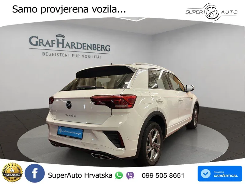Volkswagen T-Roc 1.5 TSI (150 KS) DSG R-Line LED+GR SJED+ACC