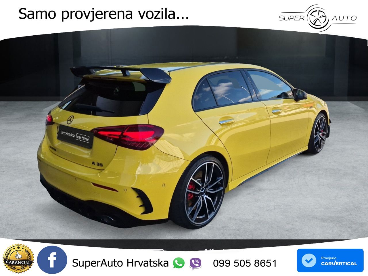 Mercedes-Benz AMG A 35 4MATIC AMG SPEEDSHIFT DCT LED+GR SJED+ACC
