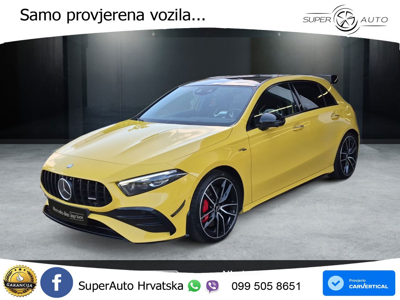 Mercedes-Benz AMG A 35 4MATIC AMG SPEEDSHIFT DCT LED+GR SJED+ACC
