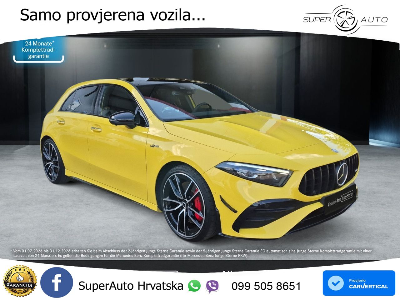 Mercedes-Benz AMG A 35 4MATIC AMG SPEEDSHIFT DCT LED+GR SJED+ACC