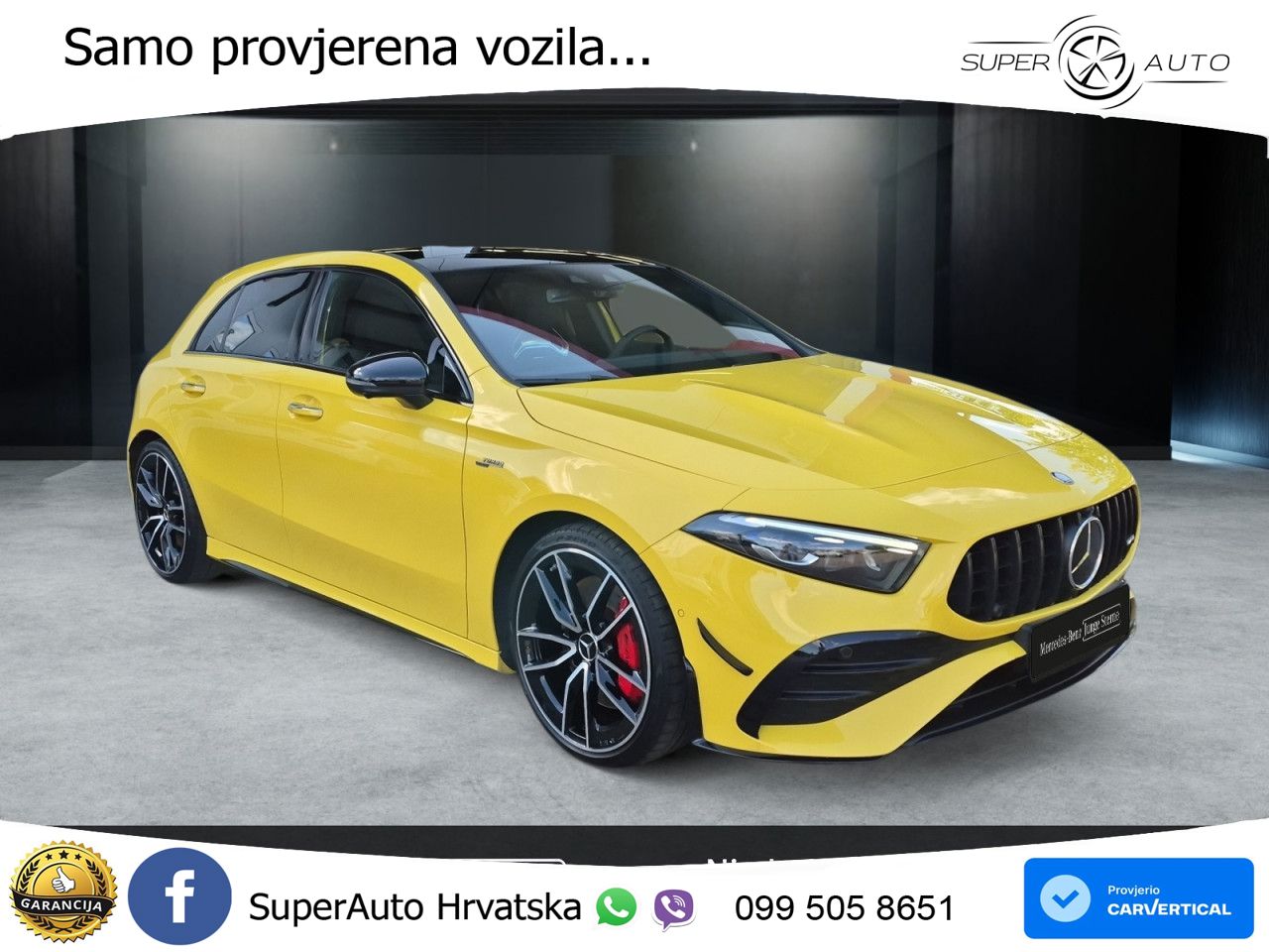Mercedes-Benz AMG A 35 4MATIC AMG SPEEDSHIFT DCT LED+GR SJED+ACC