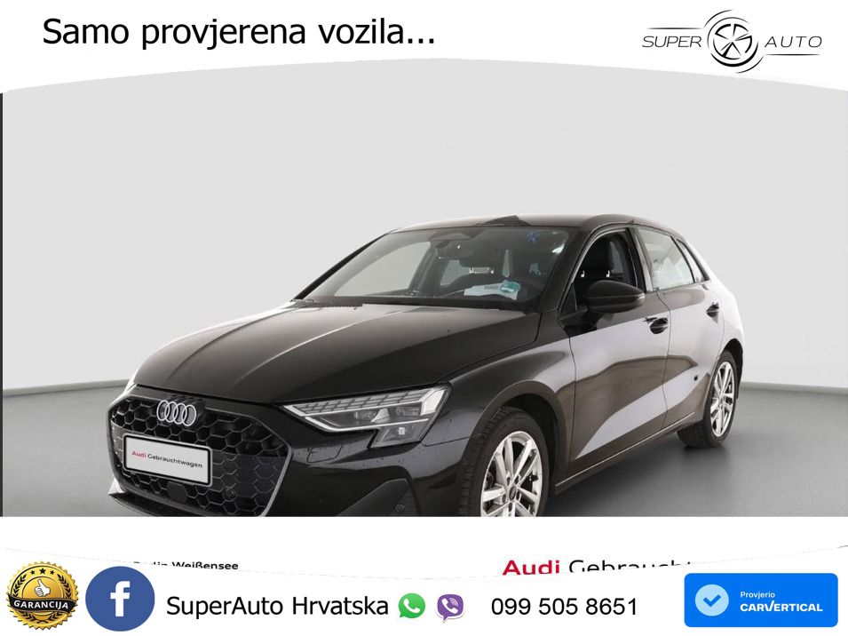Audi A3 35 TFSI (150 KS) S tronic LED+GR SJED+ACC