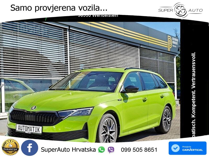 Škoda Octavia Combi 1.5 TSI (150 KS) DSG SportLine LED+GR SJED+ACC