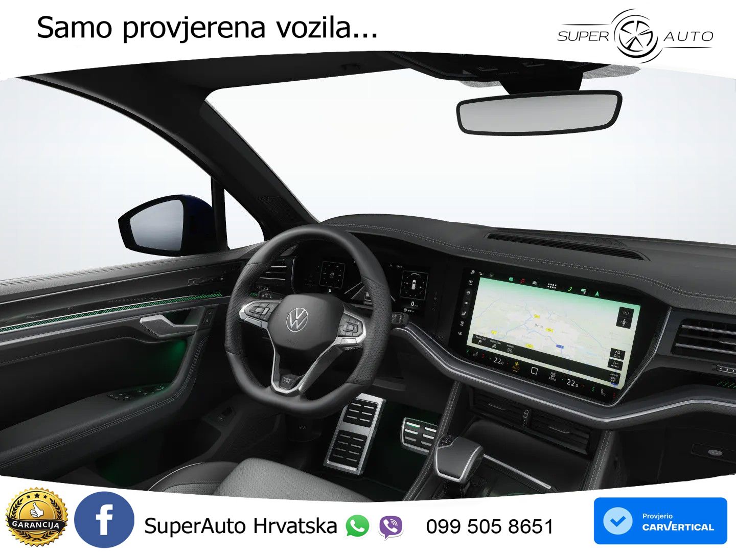 Volkswagen Touareg 3.0 V6 TDI (286 KS) 4MOTION Tiptronic ZRAČNI+ACC+4xGR SJED+KAM