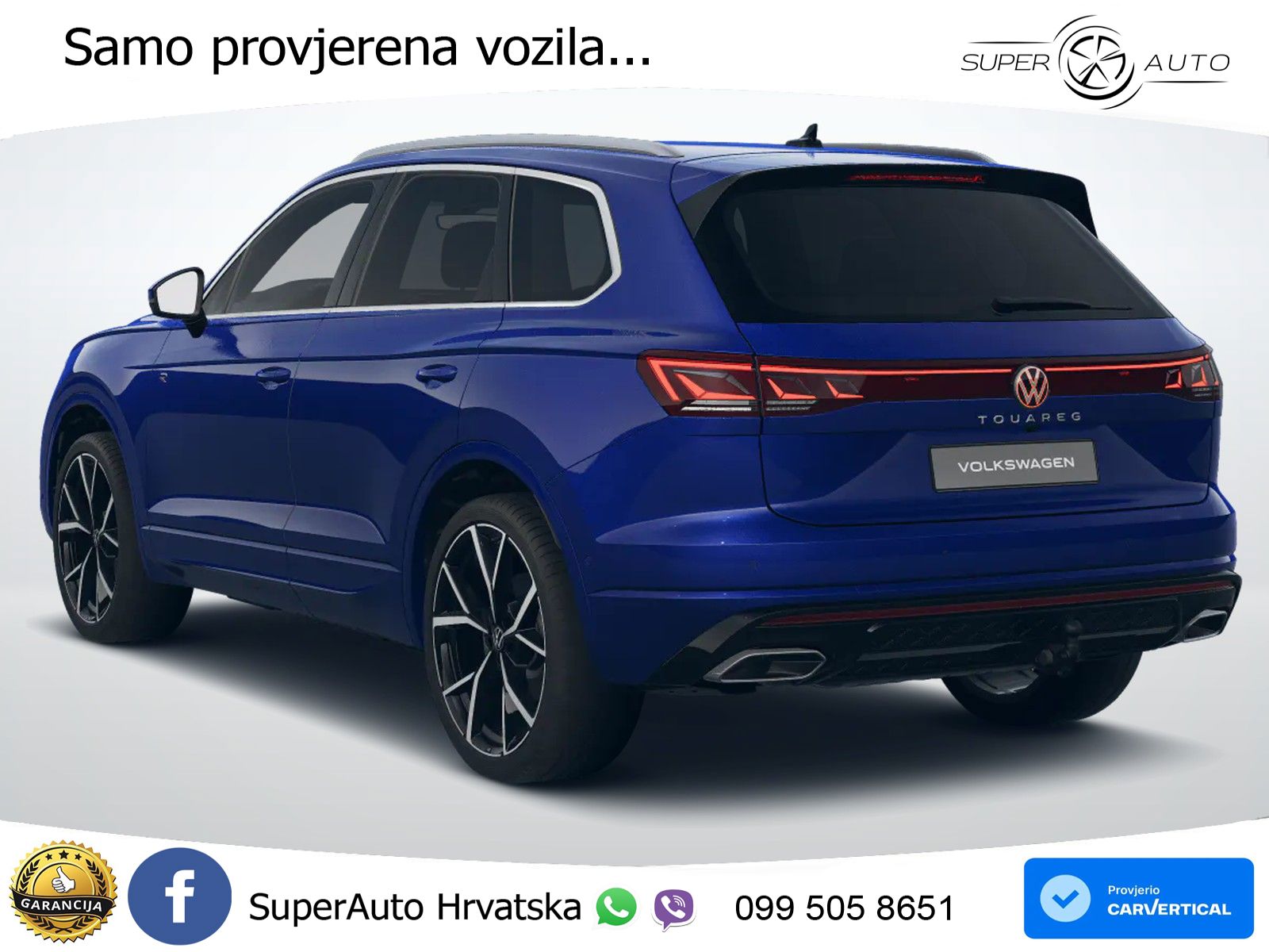 Volkswagen Touareg 3.0 V6 TDI (286 KS) 4MOTION Tiptronic ZRAČNI+ACC+4xGR SJED+KAM