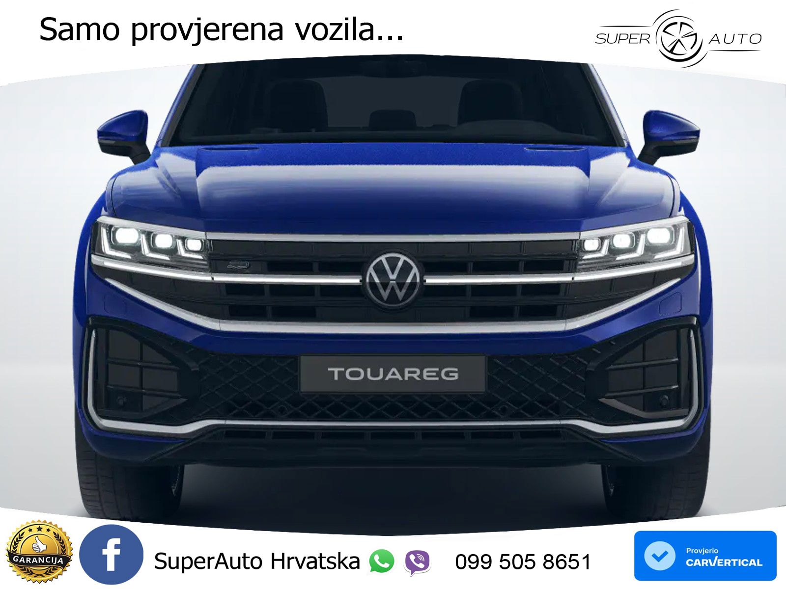 Volkswagen Touareg 3.0 V6 TDI (286 KS) 4MOTION Tiptronic ZRAČNI+ACC+4xGR SJED+KAM