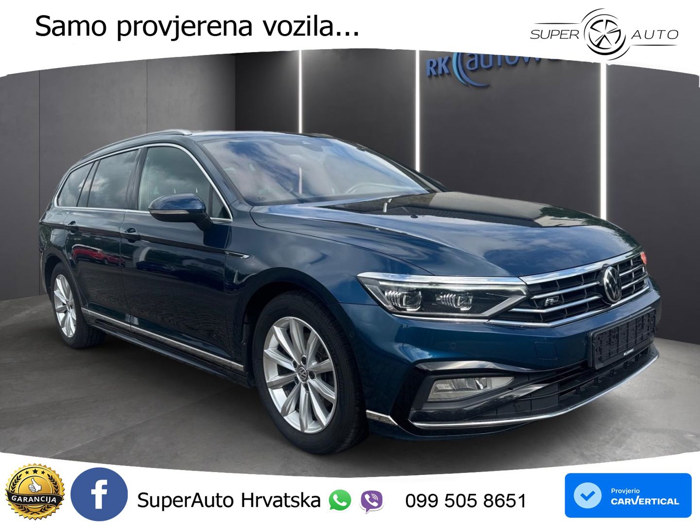 Volkswagen Passat Variant 1.5 TSI (150 KS) DSG ACT R-Line LED+GR SJED+ACC