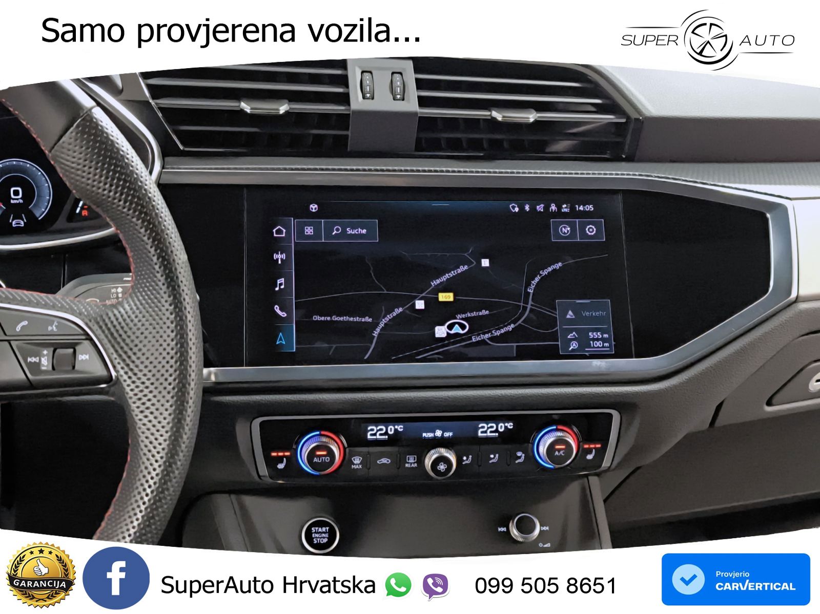 Audi Q3 Sportback 40 TDI (200 KS) quattro S tronic S line LED+GR SJED+ACC