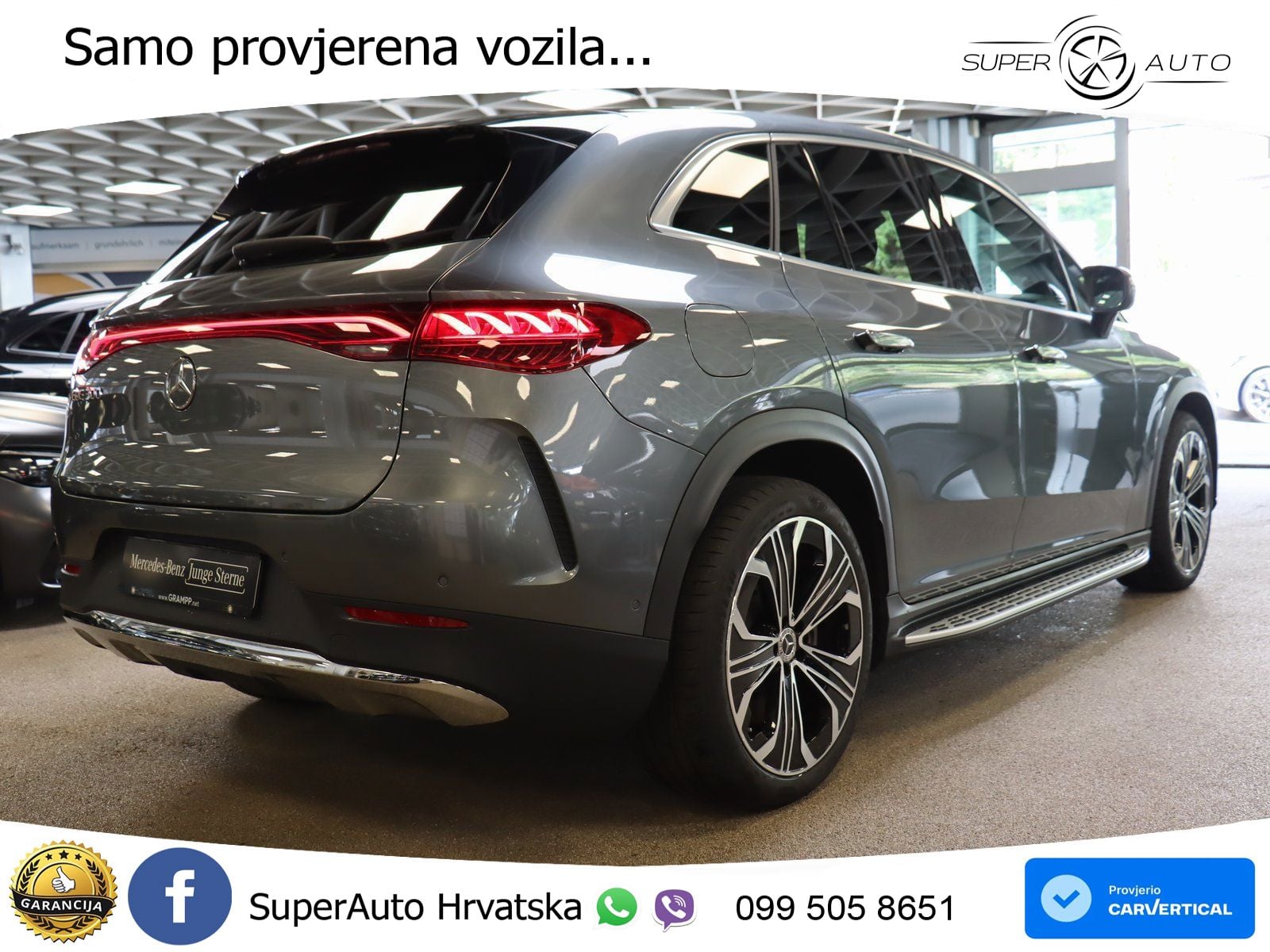 Mercedes EQE SUV 300 98 kWh (245 KS) LED+GR SJED+ACC