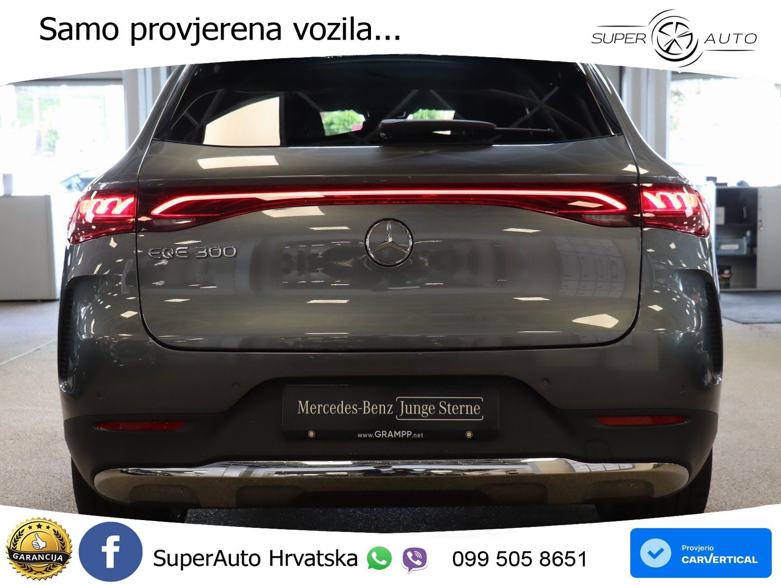 Mercedes EQE SUV 300 98 kWh (245 KS) LED+GR SJED+ACC