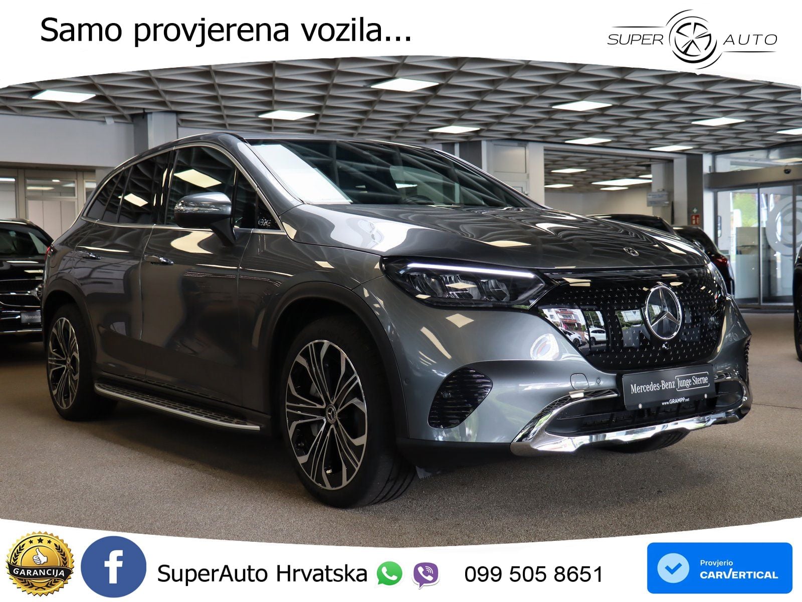 Mercedes EQE SUV 300 98 kWh (245 KS) LED+GR SJED+ACC