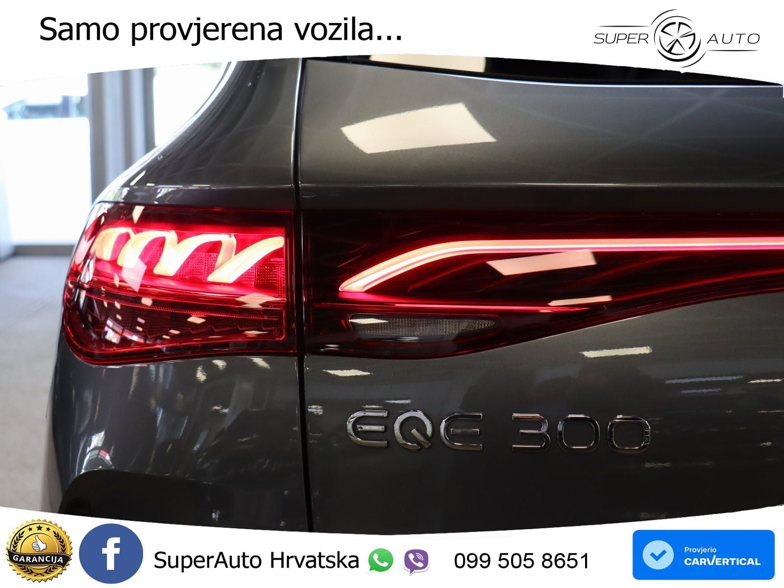 Mercedes EQE SUV 300 98 kWh (245 KS) LED+GR SJED+ACC
