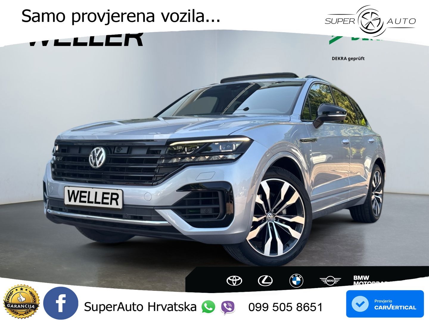 Volkswagen Touareg 3.0 V6 TDI (286 KS) 4MOTION Tiptronic R-Line LED+GR SJED+ACC