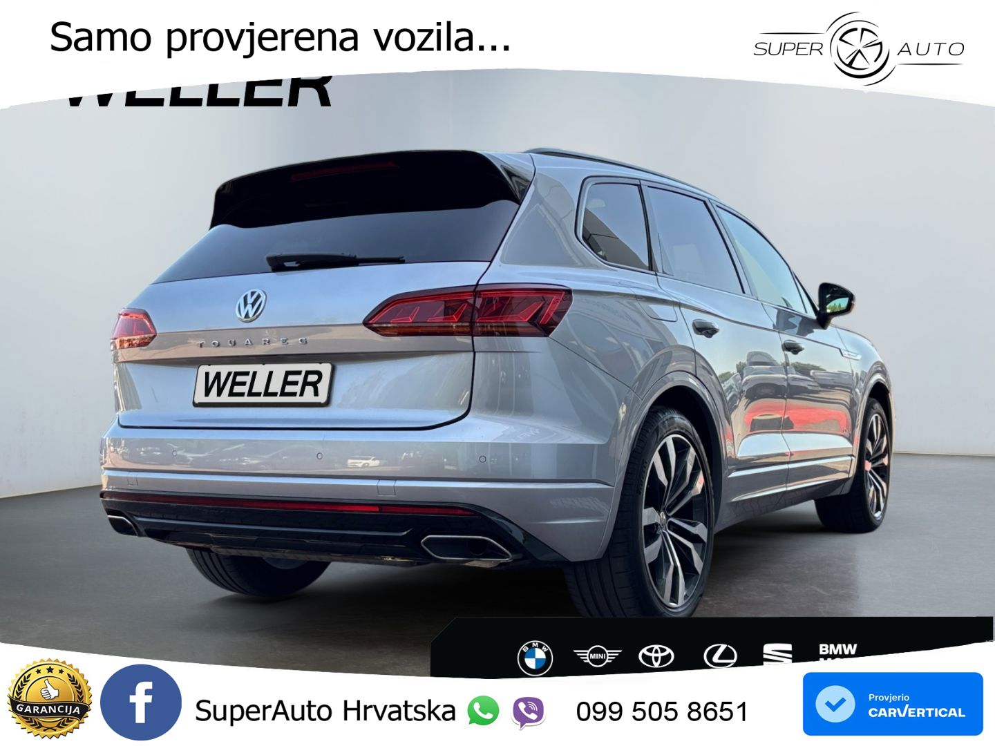 Volkswagen Touareg 3.0 V6 TDI (286 KS) 4MOTION Tiptronic R-Line LED+GR SJED+ACC