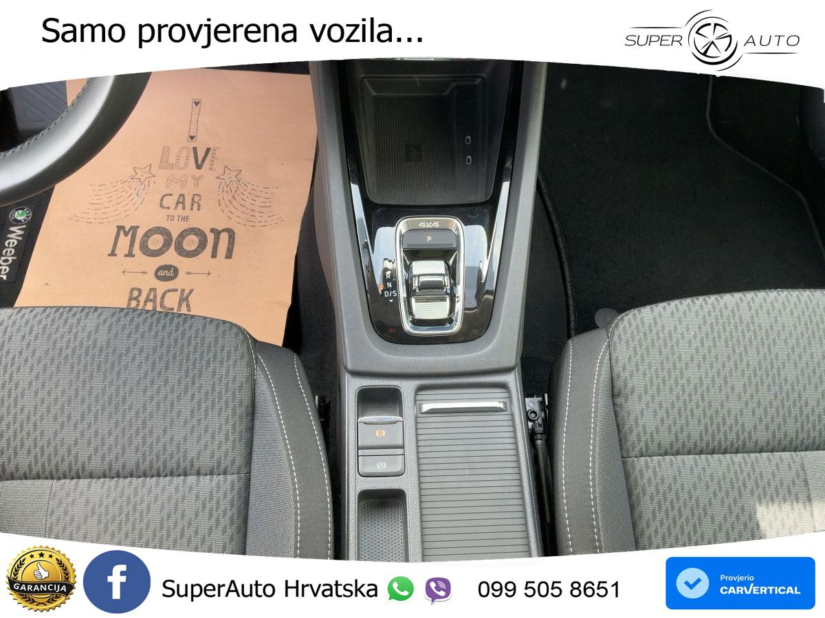 Škoda Octavia Combi 2.0 TSI (190 KS) 4x4 DSG LED+GR SJED+ACC