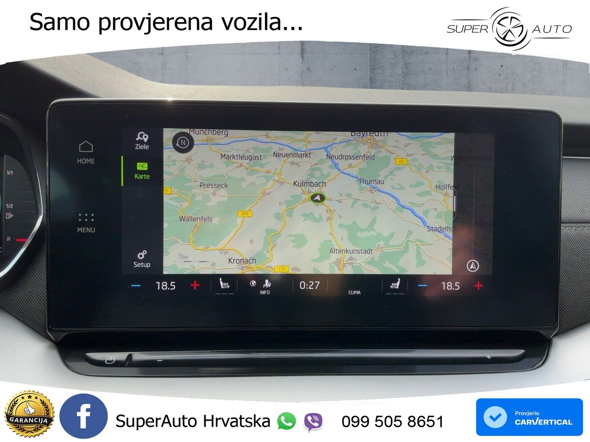 Škoda Octavia Combi 2.0 TSI (190 KS) 4x4 DSG LED+GR SJED+ACC