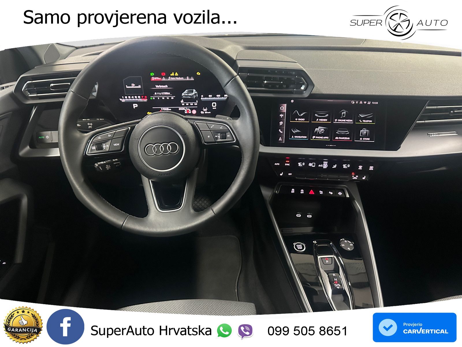 Audi A3 35 TFSI (150 KS) S tronic S line LED+GR SJED+ACC