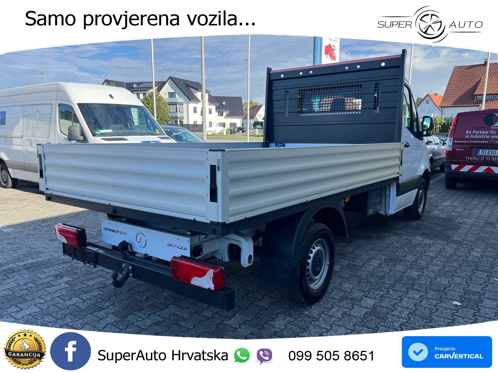 Mercedes-Benz Sprinter III Pritsche RWD 317 CD 170 KS