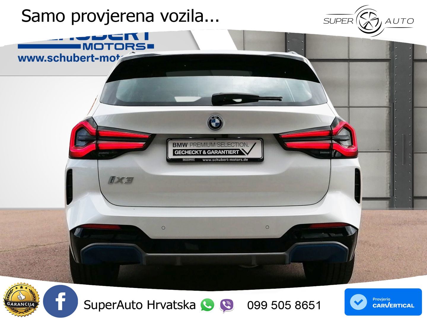 BMW iX3 80 kWh (286 KS) M Sport LED+GR SJED+ACC