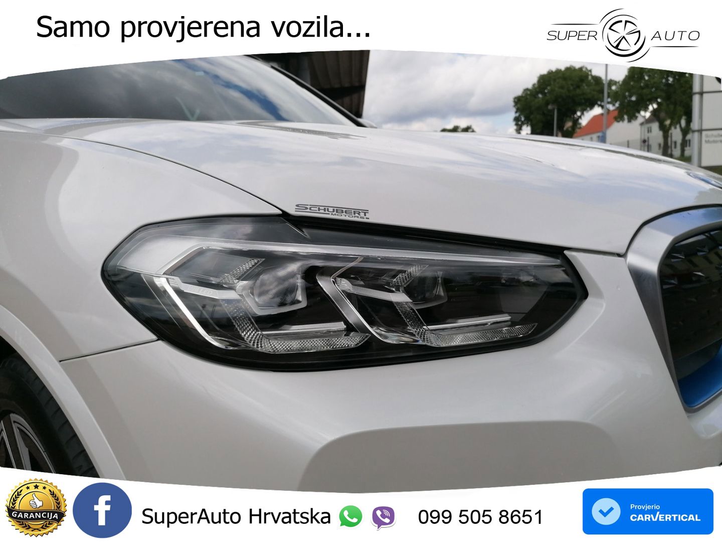 BMW iX3 80 kWh (286 KS) M Sport LED+GR SJED+ACC