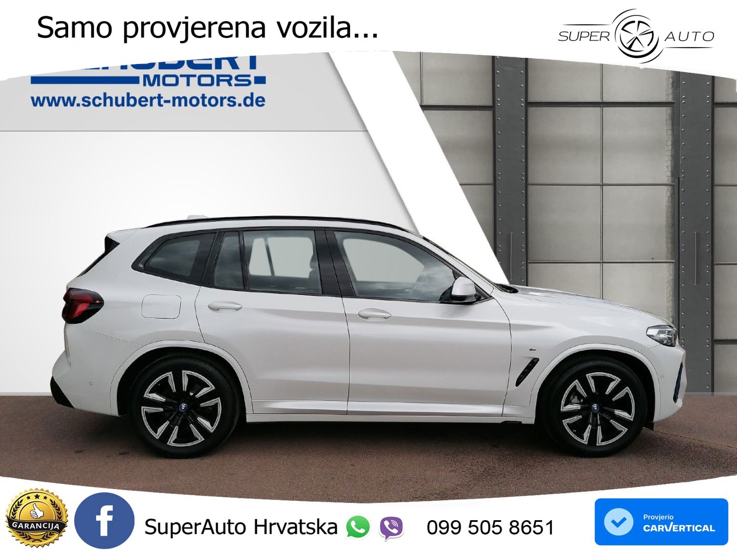 BMW iX3 80 kWh (286 KS) M Sport LED+GR SJED+ACC