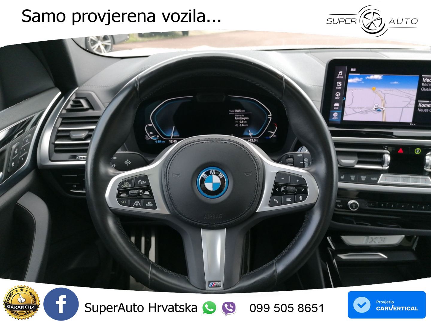 BMW iX3 80 kWh (286 KS) M Sport LED+GR SJED+ACC
