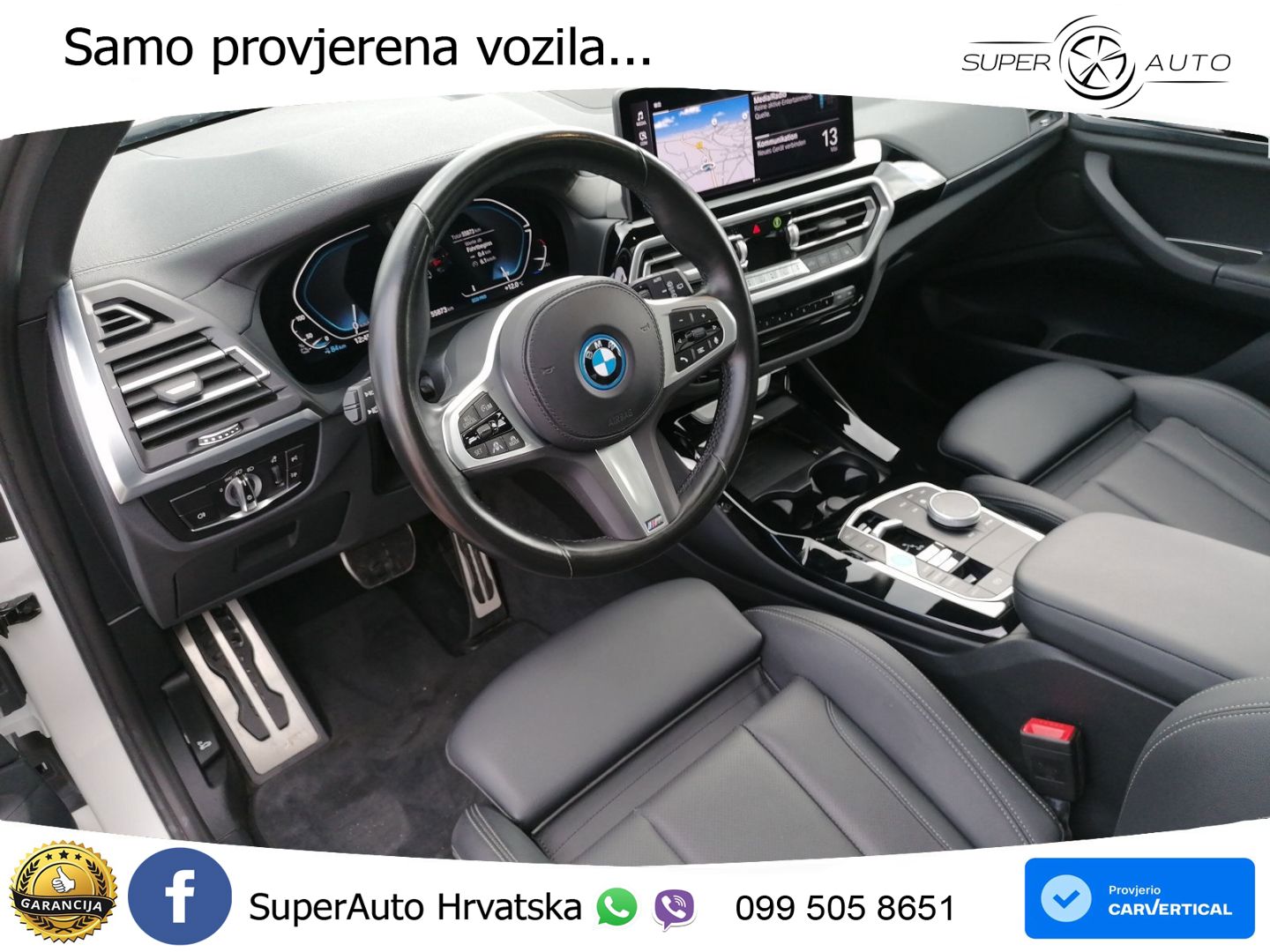 BMW iX3 80 kWh (286 KS) M Sport LED+GR SJED+ACC