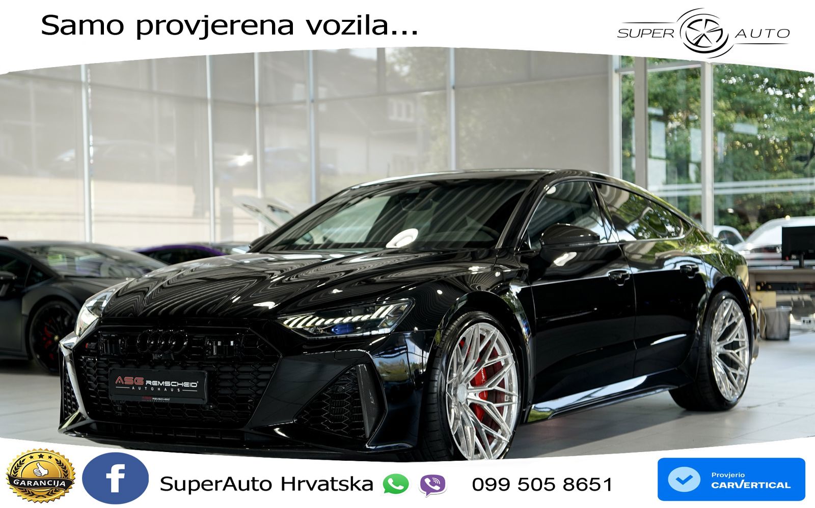 Audi RS7 4.0 TFSI V8 (600 KS) quattro tiptronic LED+GR SJED+ACC