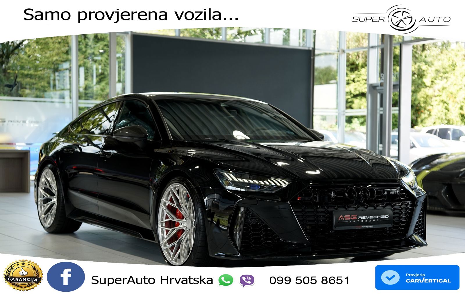 Audi RS7 4.0 TFSI V8 (600 KS) quattro tiptronic LED+GR SJED+ACC
