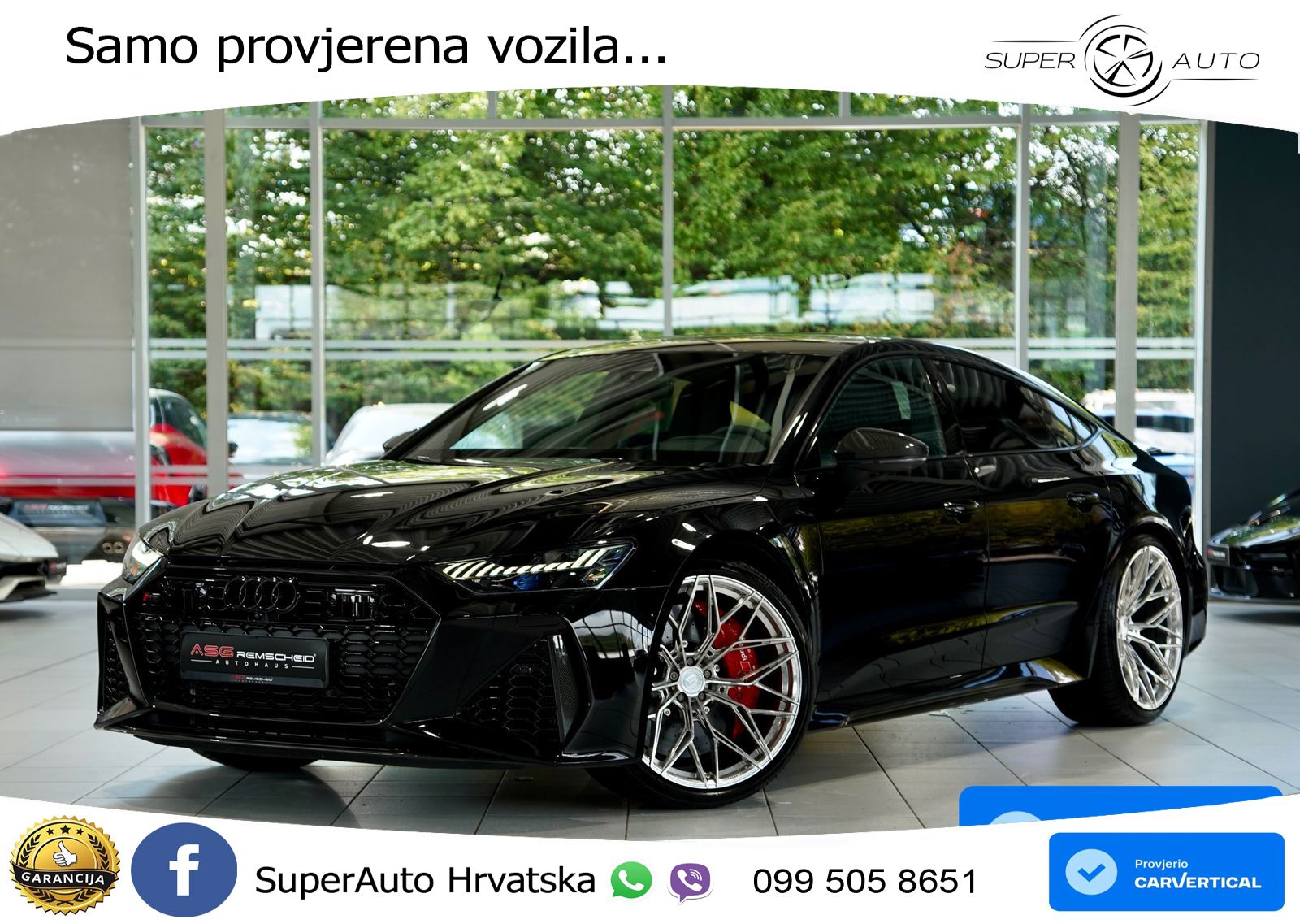 Audi RS7 4.0 TFSI V8 (600 KS) quattro tiptronic LED+GR SJED+ACC