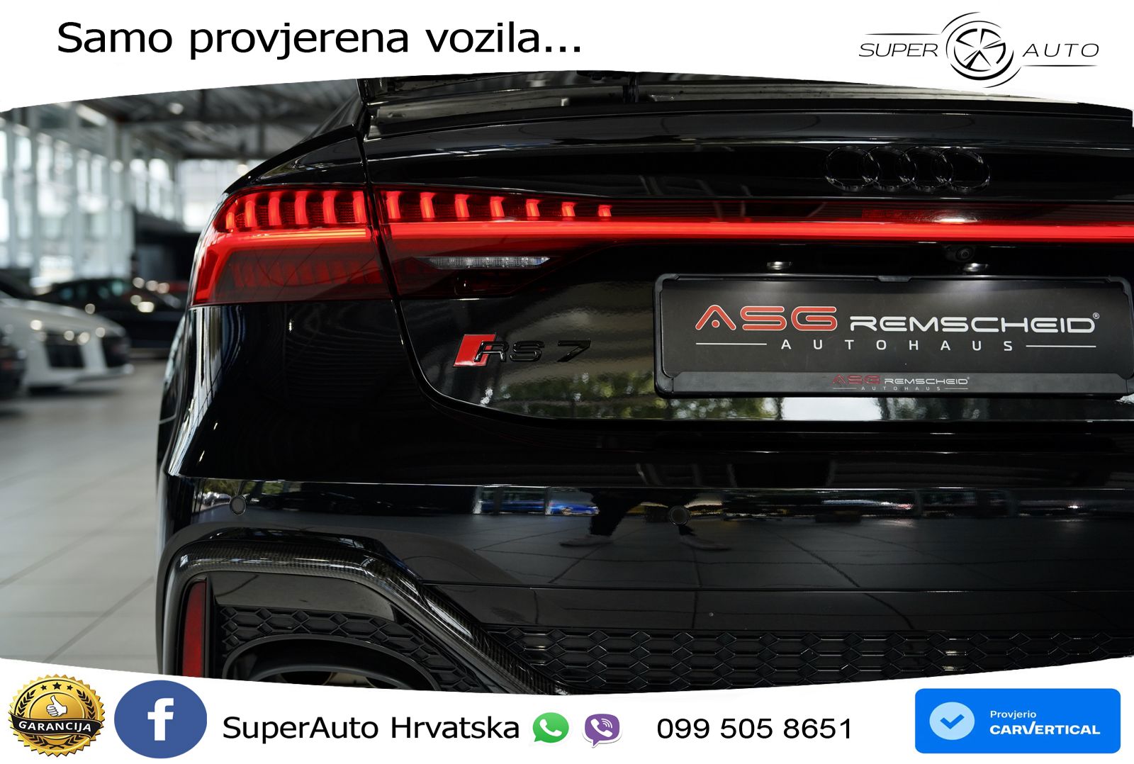 Audi RS7 4.0 TFSI V8 (600 KS) quattro tiptronic LED+GR SJED+ACC